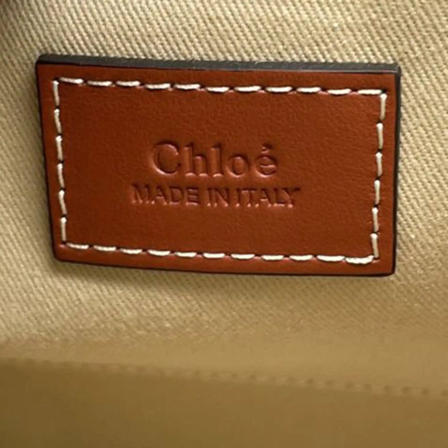 Chloé Small Canvas Woody Tote