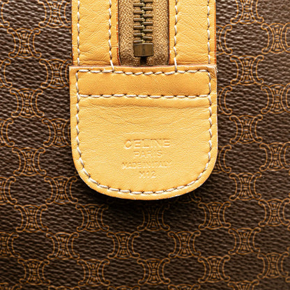 Celine Macadam Coated Canvas Boston Bag