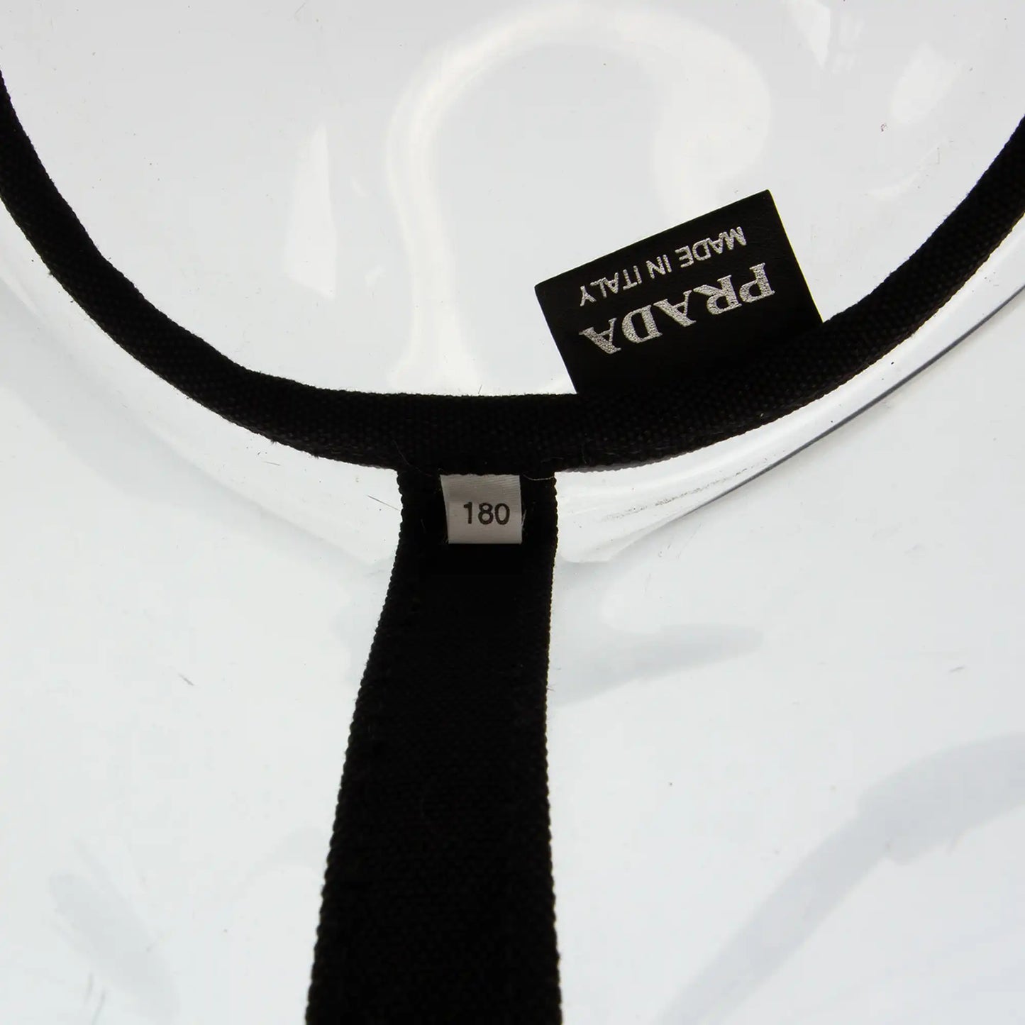 Prada PVC Canapa Logo Shopper Tote