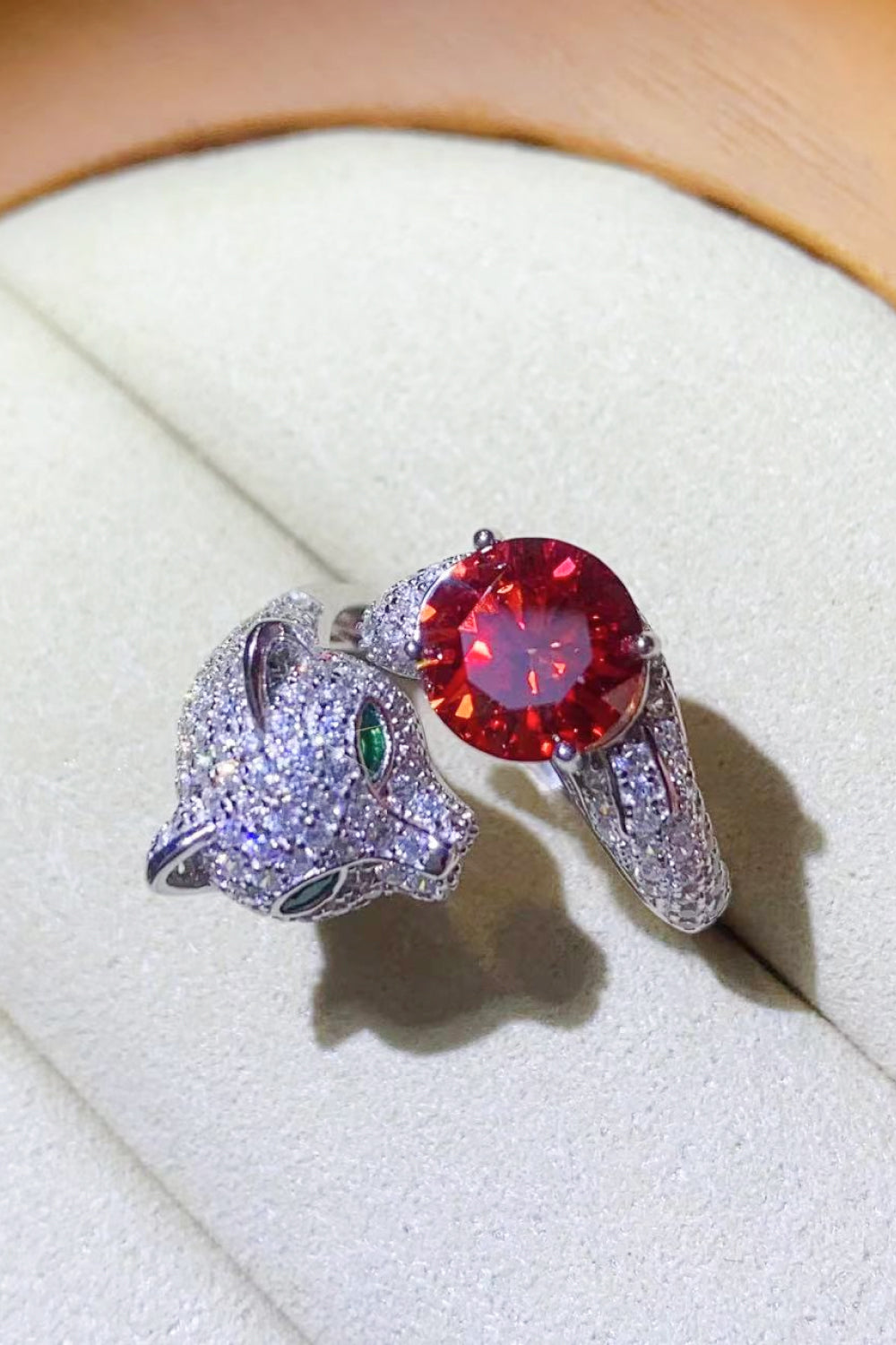She Wears Glory™ Dominion 2 Carat Moissanite Animal Ring - She Wears Glory Beverly Hills