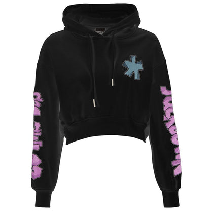 Comme Des Fuckdown Black Cotton Women Sweatshirt