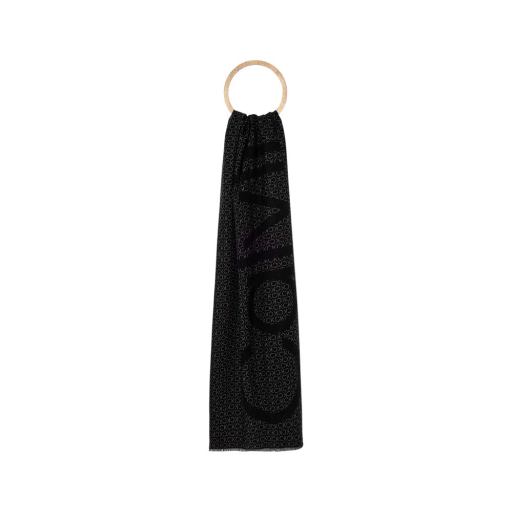 Calvin Klein Bicolor Marabou Scarf