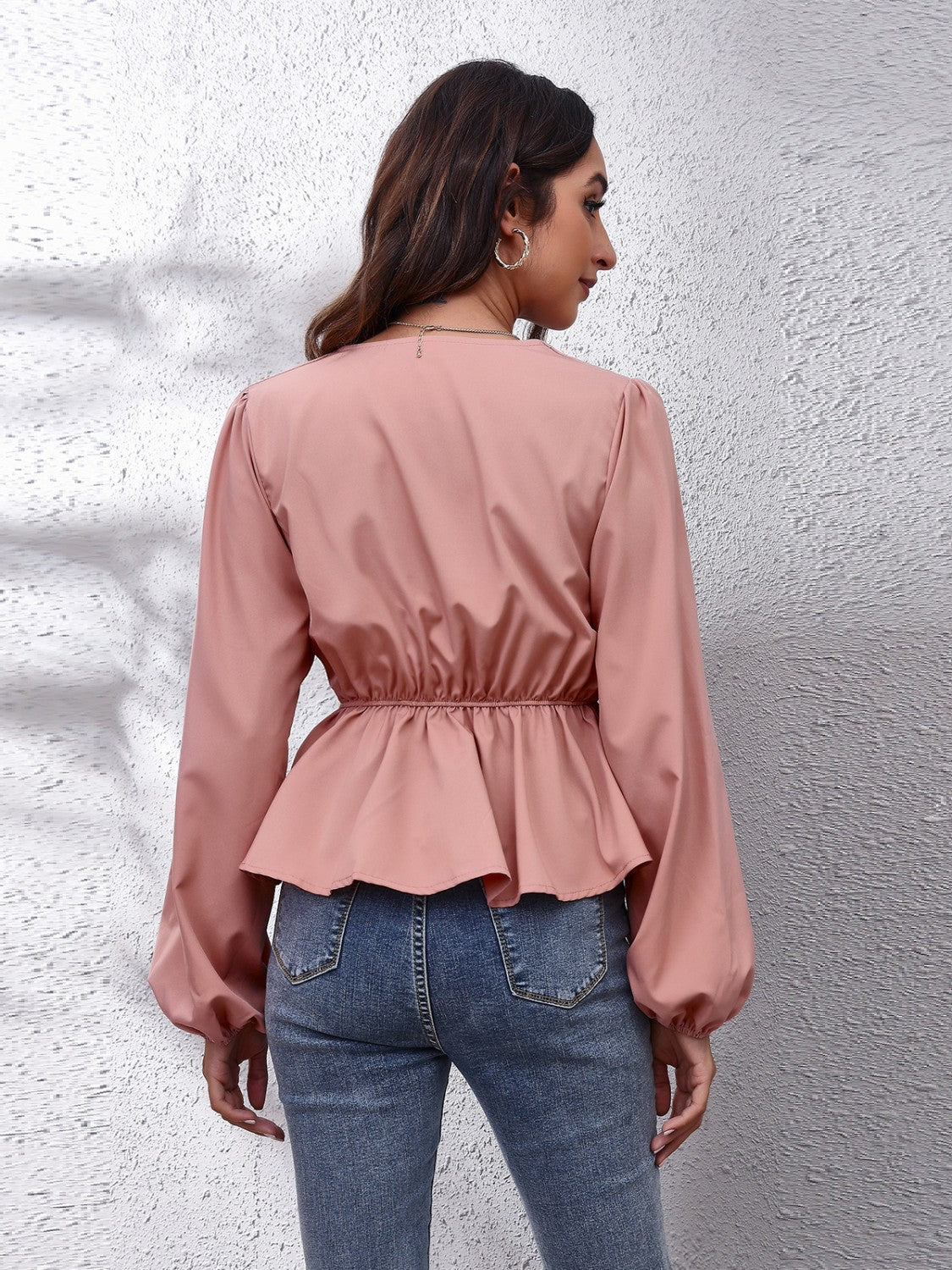 She Wears Glory™ — Crowned in Grace Peplum Blouse - She Wears Glory Beverly Hills