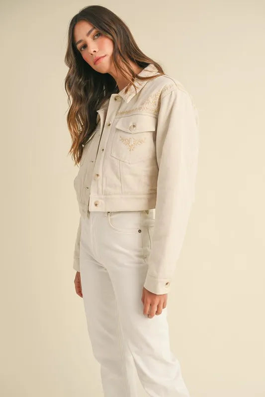 She Wears Glory™ Embroidered Quilted Jacket – Beauty That Covers, Boldness That Speaks - She Wears Glory Beverly Hills