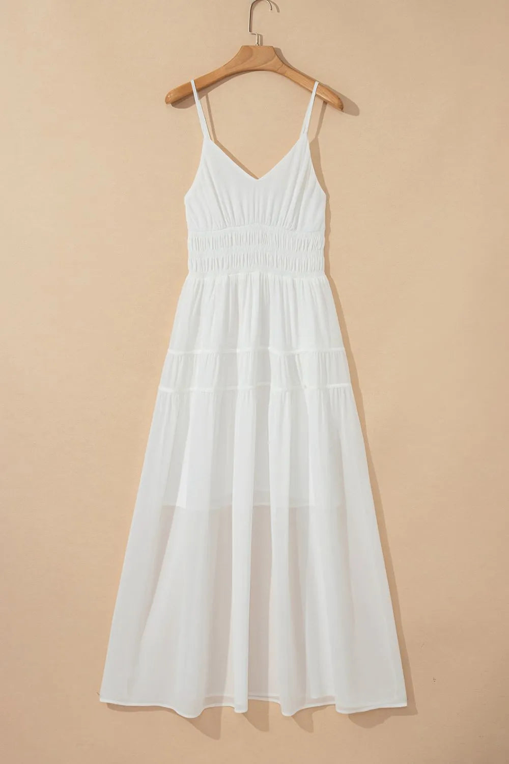She Wears Glory™ High Waist Cami Dress – Light in Form, Rooted in Grace - She Wears Glory Beverly Hills