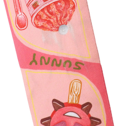 Hermès Funny Ice Cream Silk Twilly Scarf