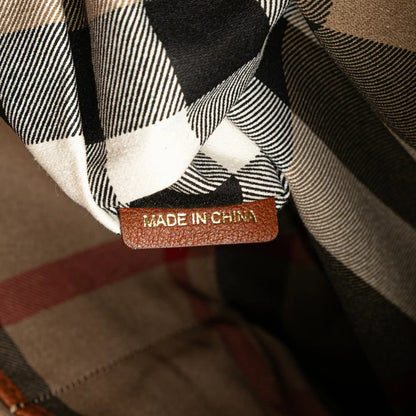 Burberry Canvas Stowell Roll Up Tote
