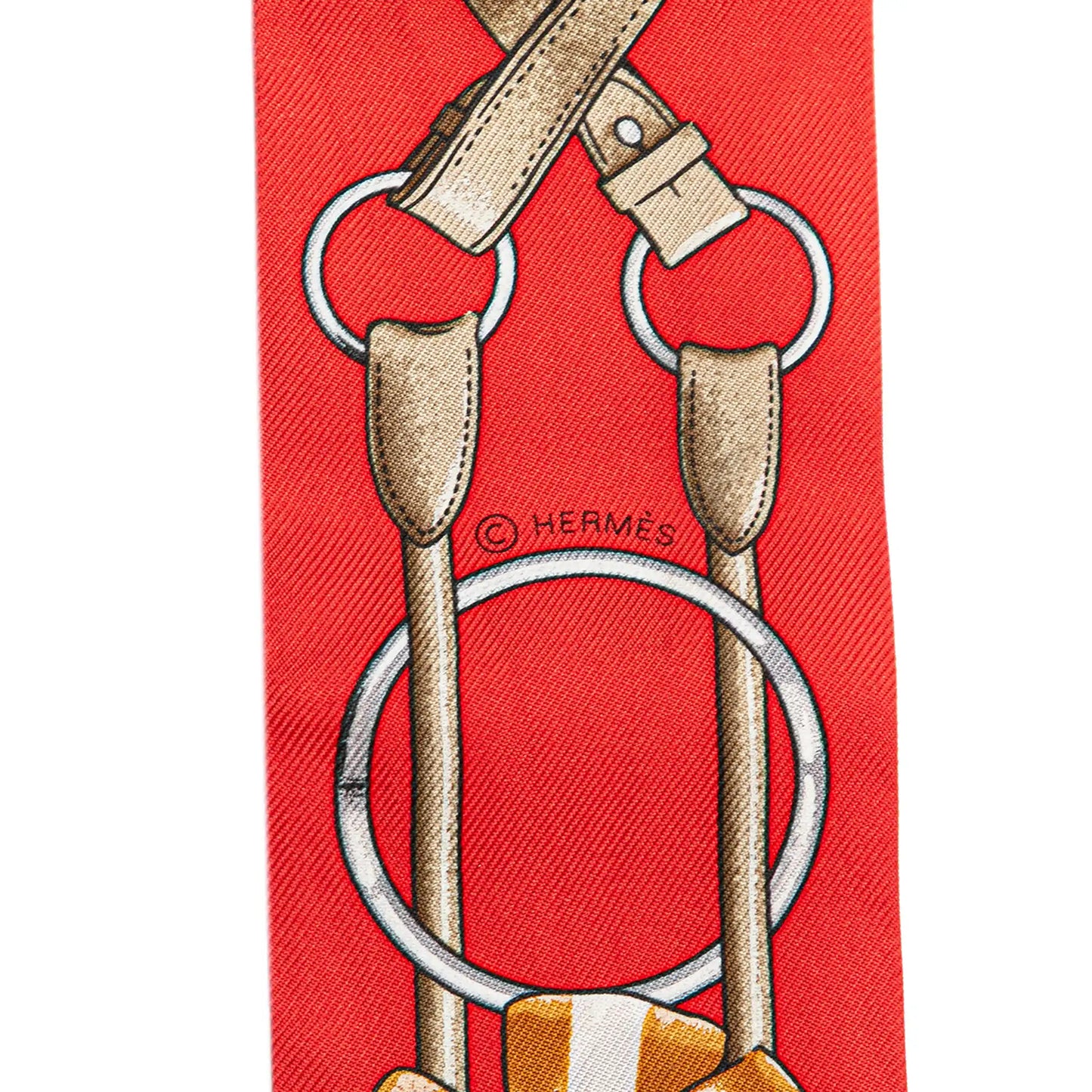 Hermès Jumping Silk Twilly Scarf