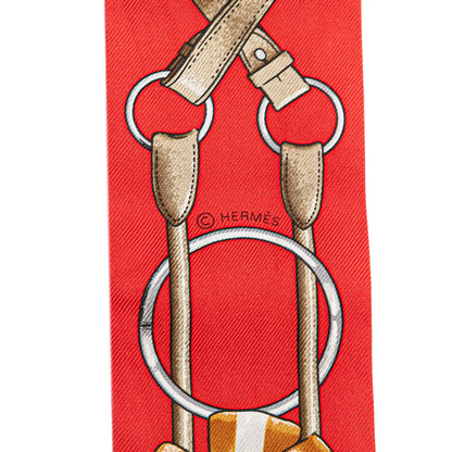 Hermès Jumping Silk Twilly Scarf