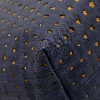 Fendi Medium Coated Canvas Laser Cut Star Roll Tote