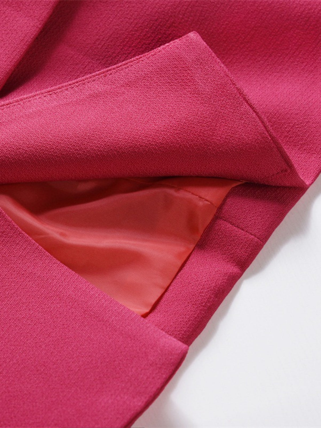 She Wears Glory “Established in Grace” Lapel Collar Buttoned Blazer - She Wears Glory Beverly Hills