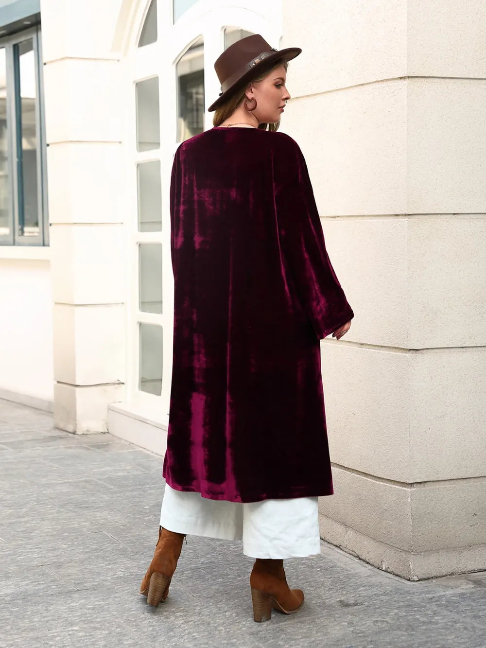 She Wears Glory™ Covered in Grace Plus Size Printed Cardigan - She Wears Glory Beverly Hills