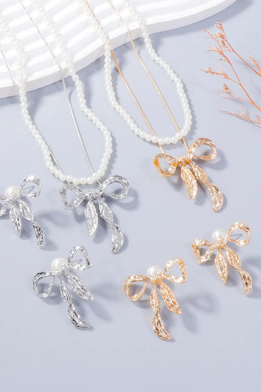 She Wears Glory™ Virtue & Grace Pearl Jewelry Set - She Wears Glory Beverly Hills