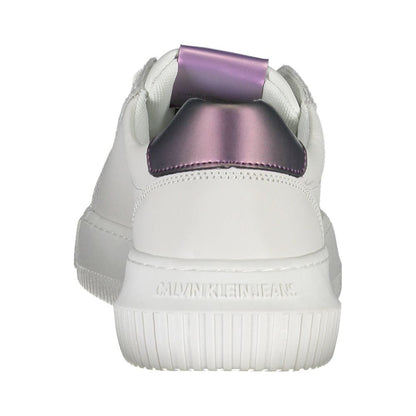Calvin Klein White Leather Women Sneaker