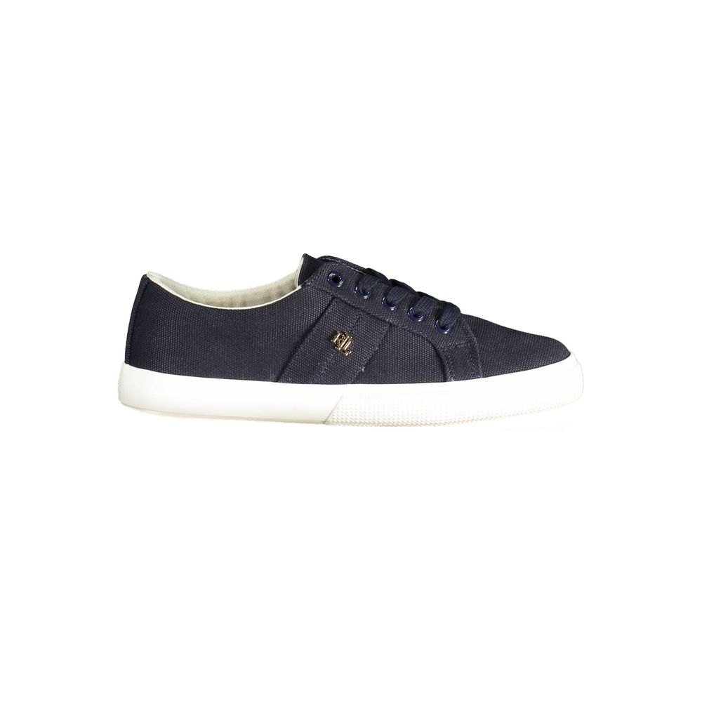 Ralph Lauren Blue Cotton Women Sneaker