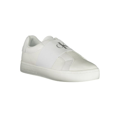 Calvin Klein White Leather Women Sneaker