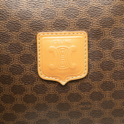 Celine Macadam Coated Canvas Boston Bag