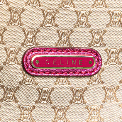 Celine Macadam Canvas Clasp Tote