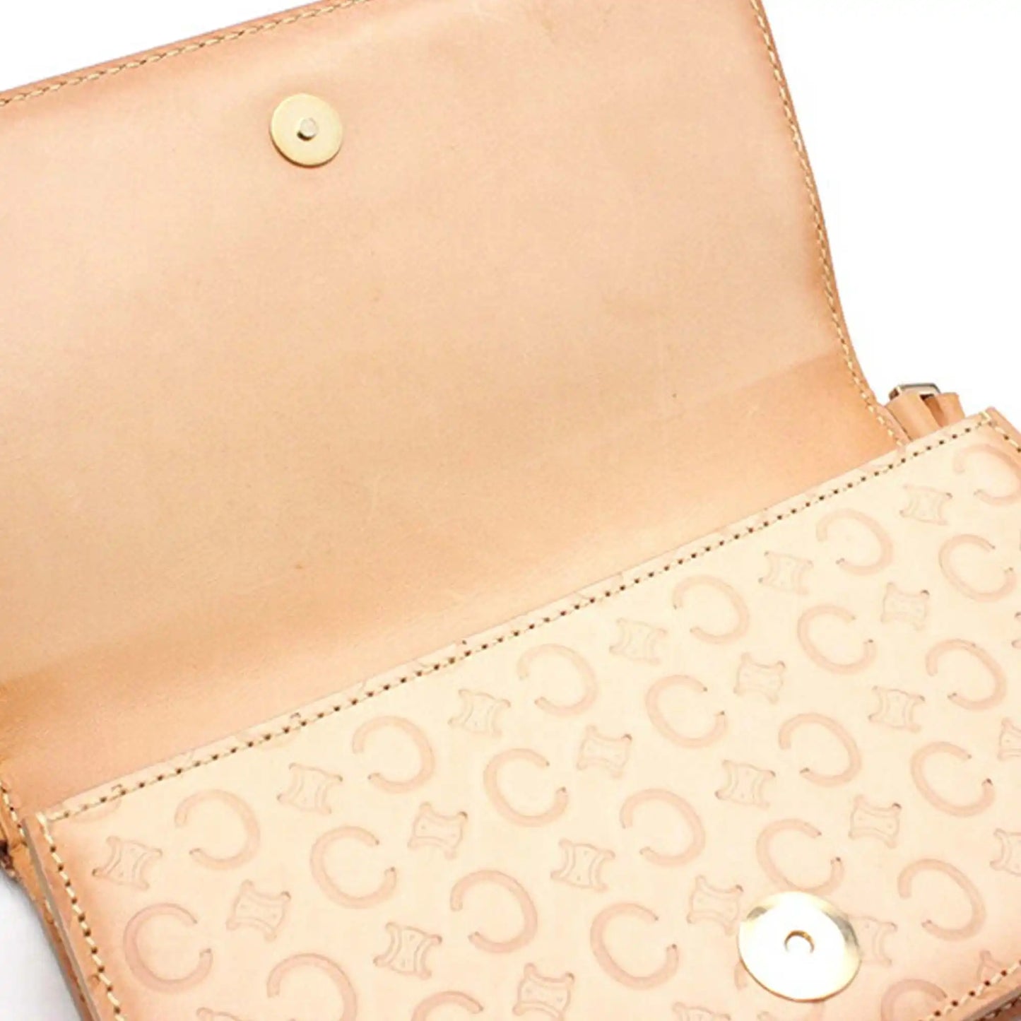 Celine C Macadam Leather Pochette