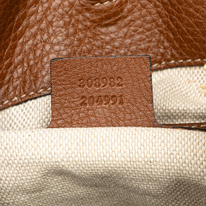 Gucci Medium Raffia Soho Chain Tote