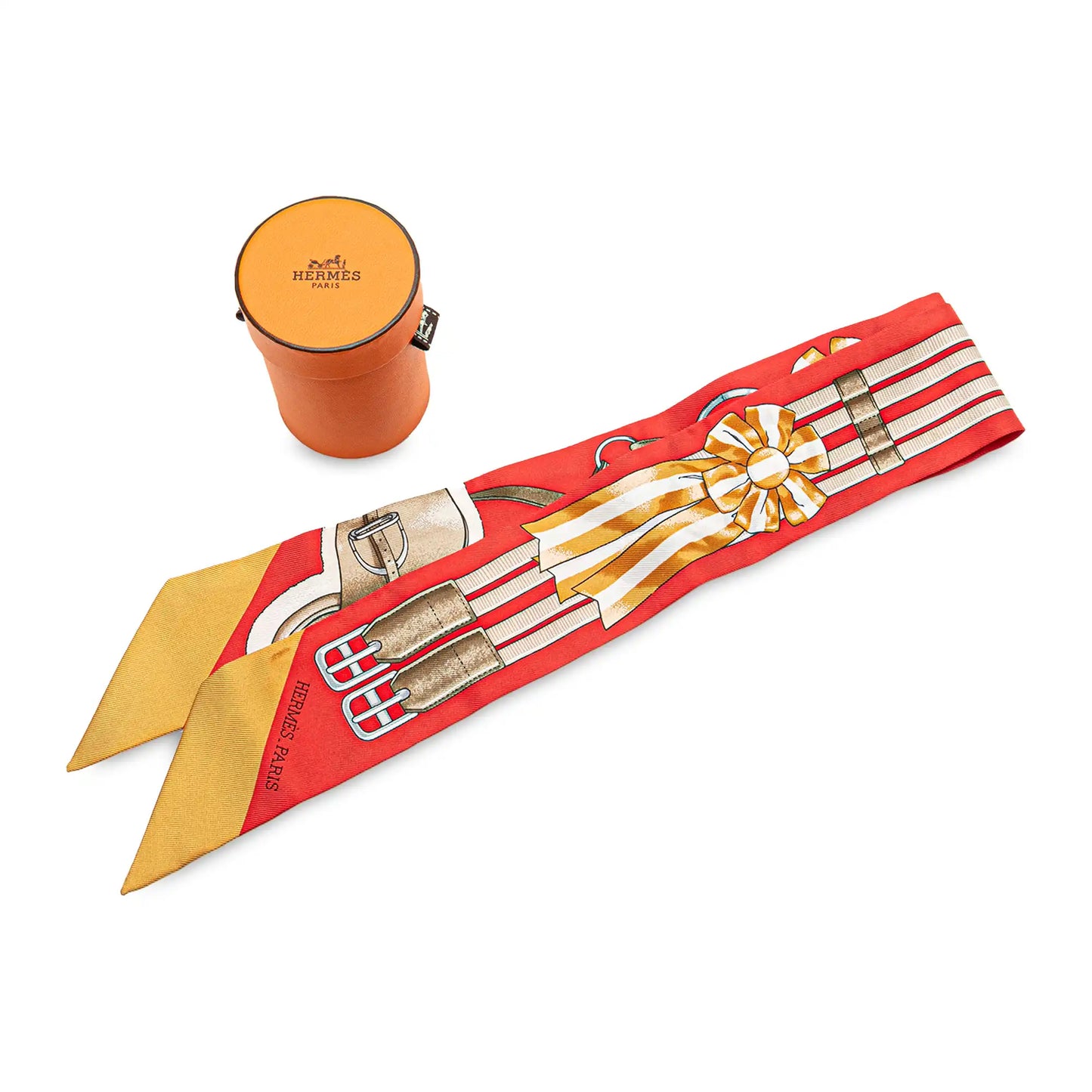 Hermès Jumping Silk Twilly Scarf