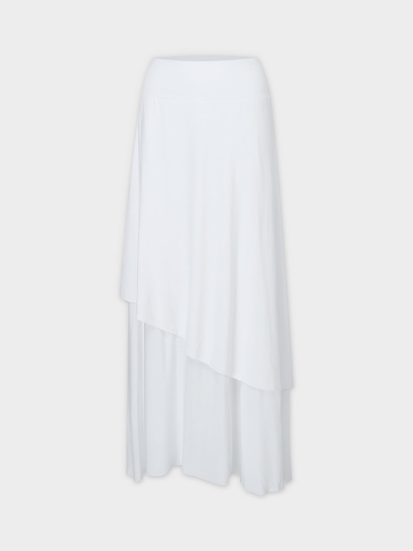 DOUBLE LAYER SKIRT-WHITE-0