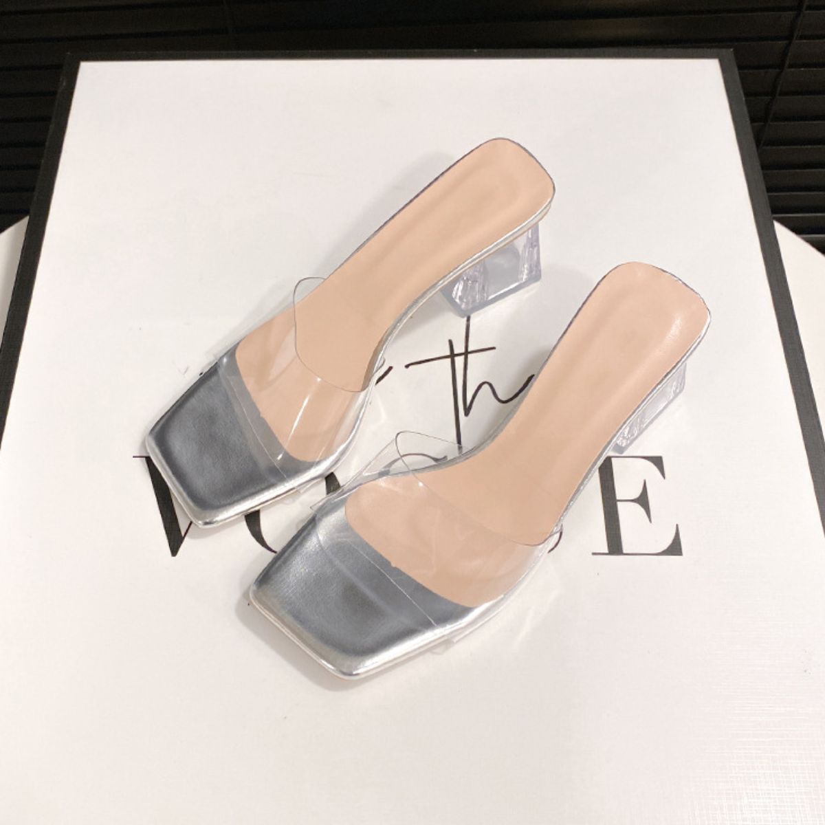 She Wears Glory™ — Virtue Steps Open Toe Block Heel Sandals - She Wears Glory Beverly Hills