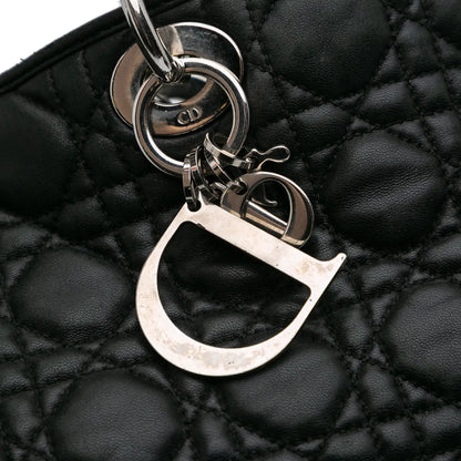 Dior Lambskin Cannage Lady Dior Soft Shopping Tote