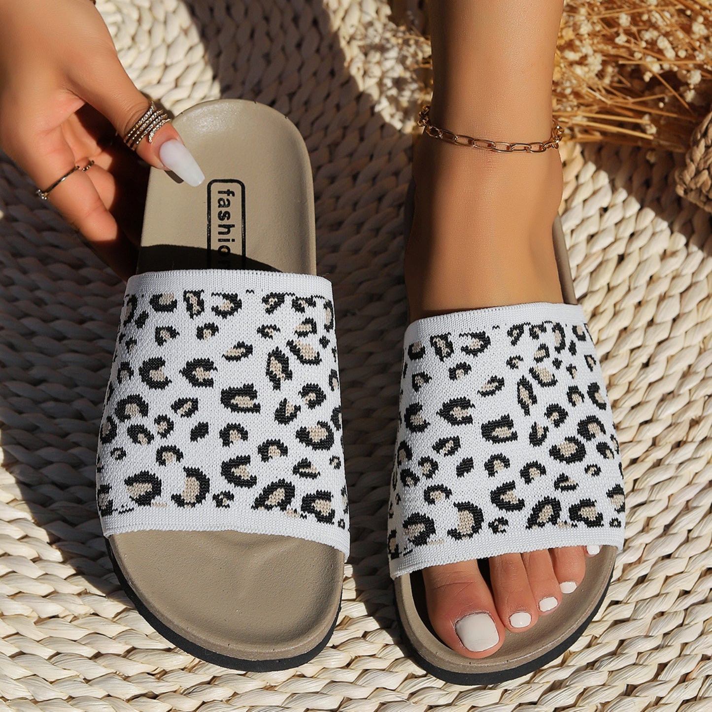 She Wears Glory™ — Bold Steps Leopard Sandals - She Wears Glory Beverly Hills