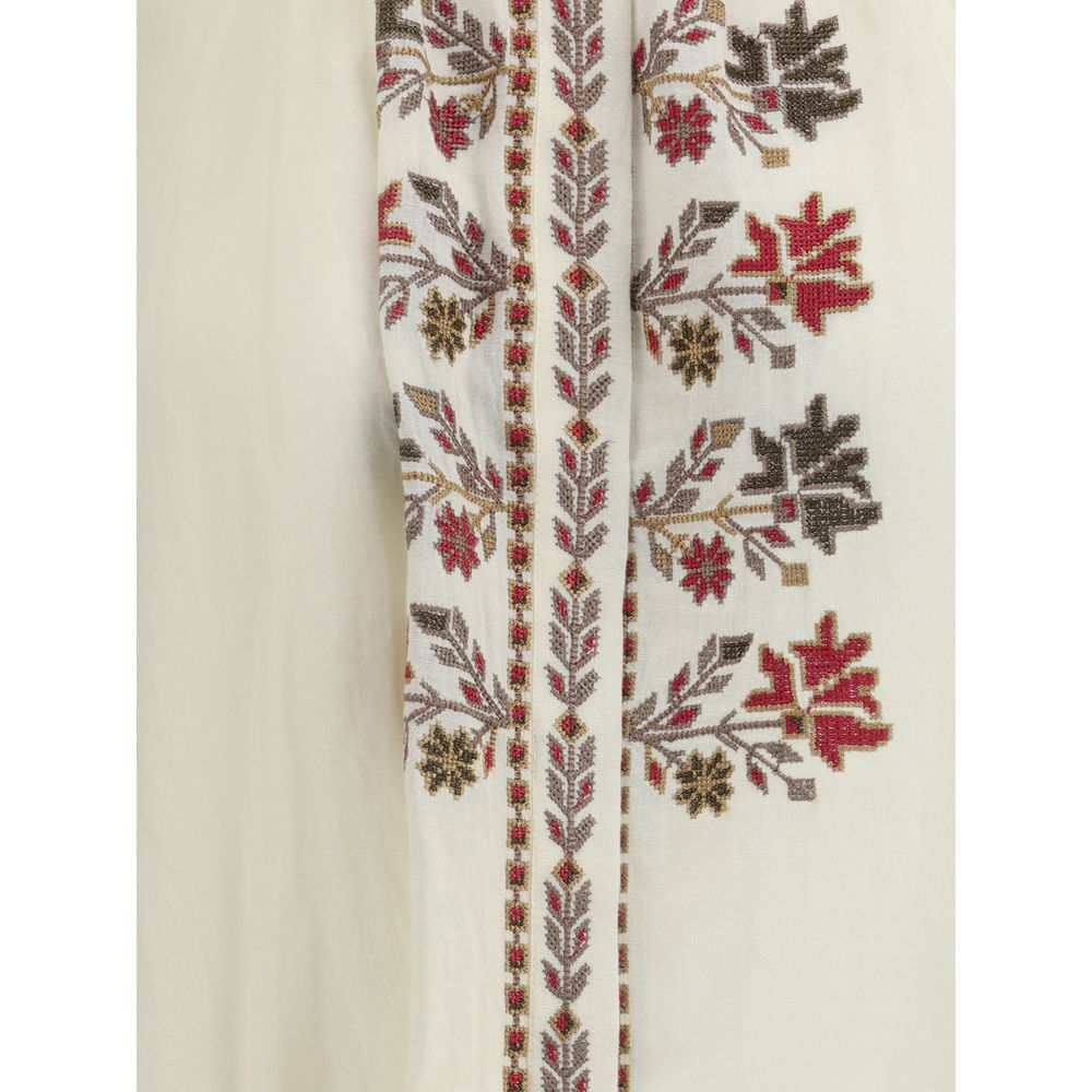 Marant Etoile White Cotton Top