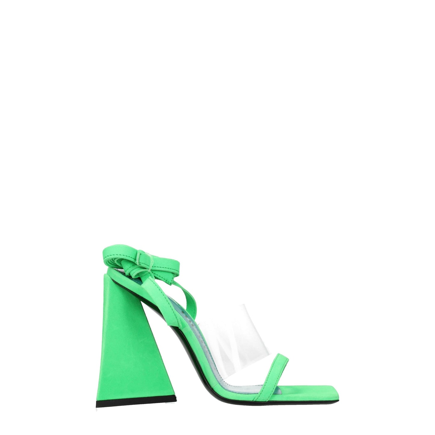 The Attico Transparent Leather Sandals