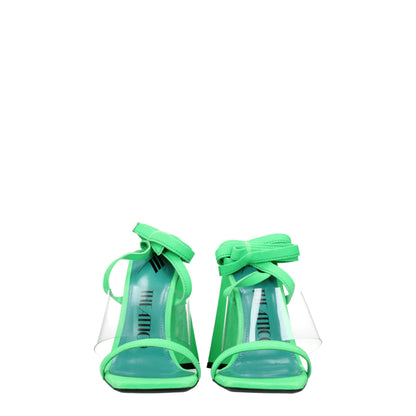 The Attico Transparent Leather Sandals