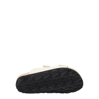 Palm Angels Beige Leather Sandals