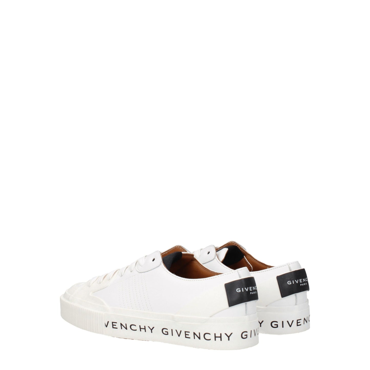 Givenchy White Leather Low Top Sneakers