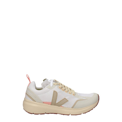Veja Beige Fabric Athletic Sneakers