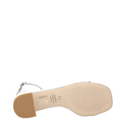 Stuart Weitzman Gray Leather Sandals
