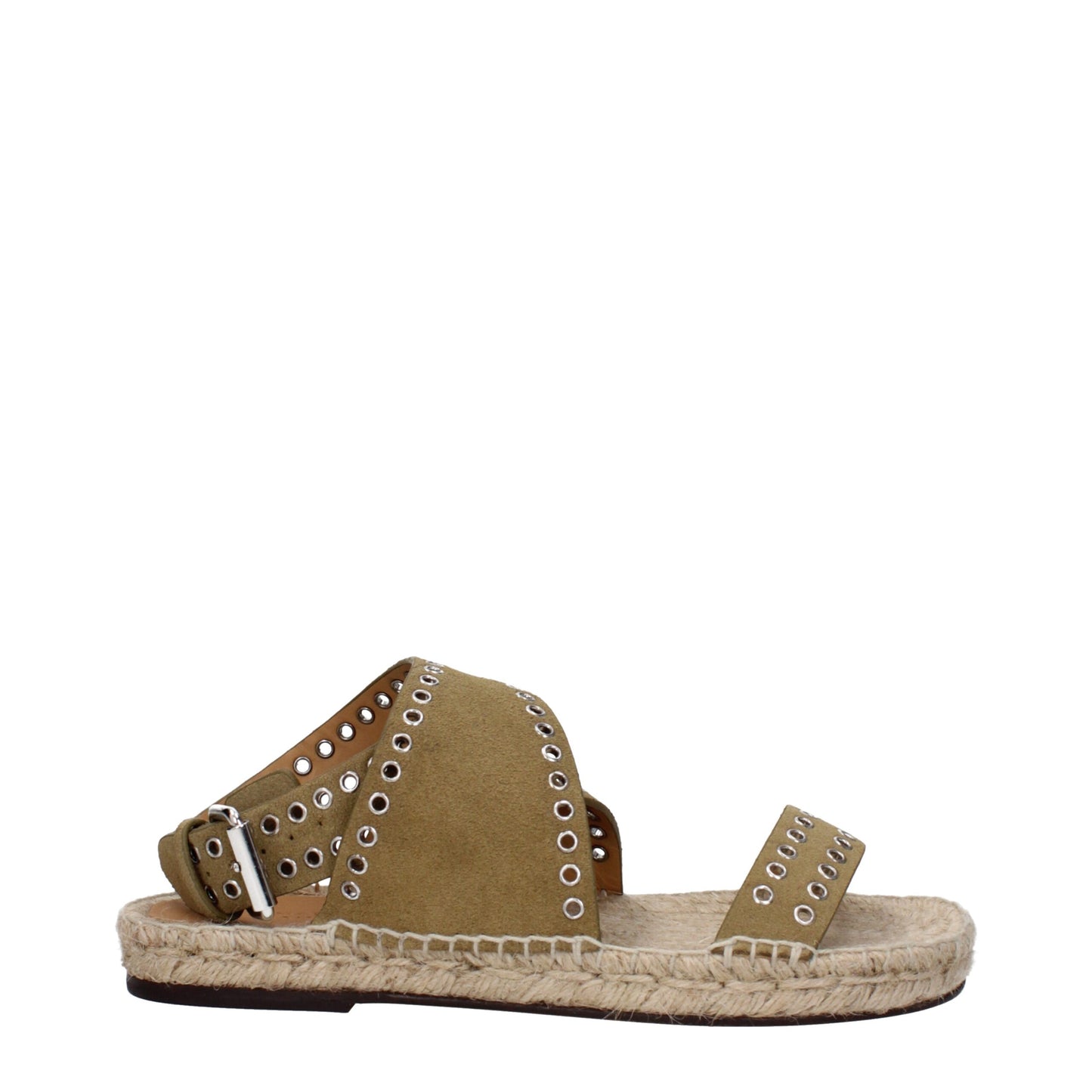 Isabel Marant Green Leather Sandals