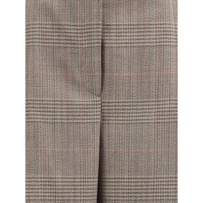 Rohe Beige Fleece Wool Casual Pants