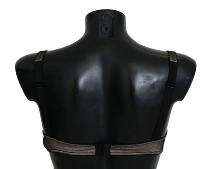 Dolce & Gabbana Brown Regg Balconcino Imbottito Bra Underwear