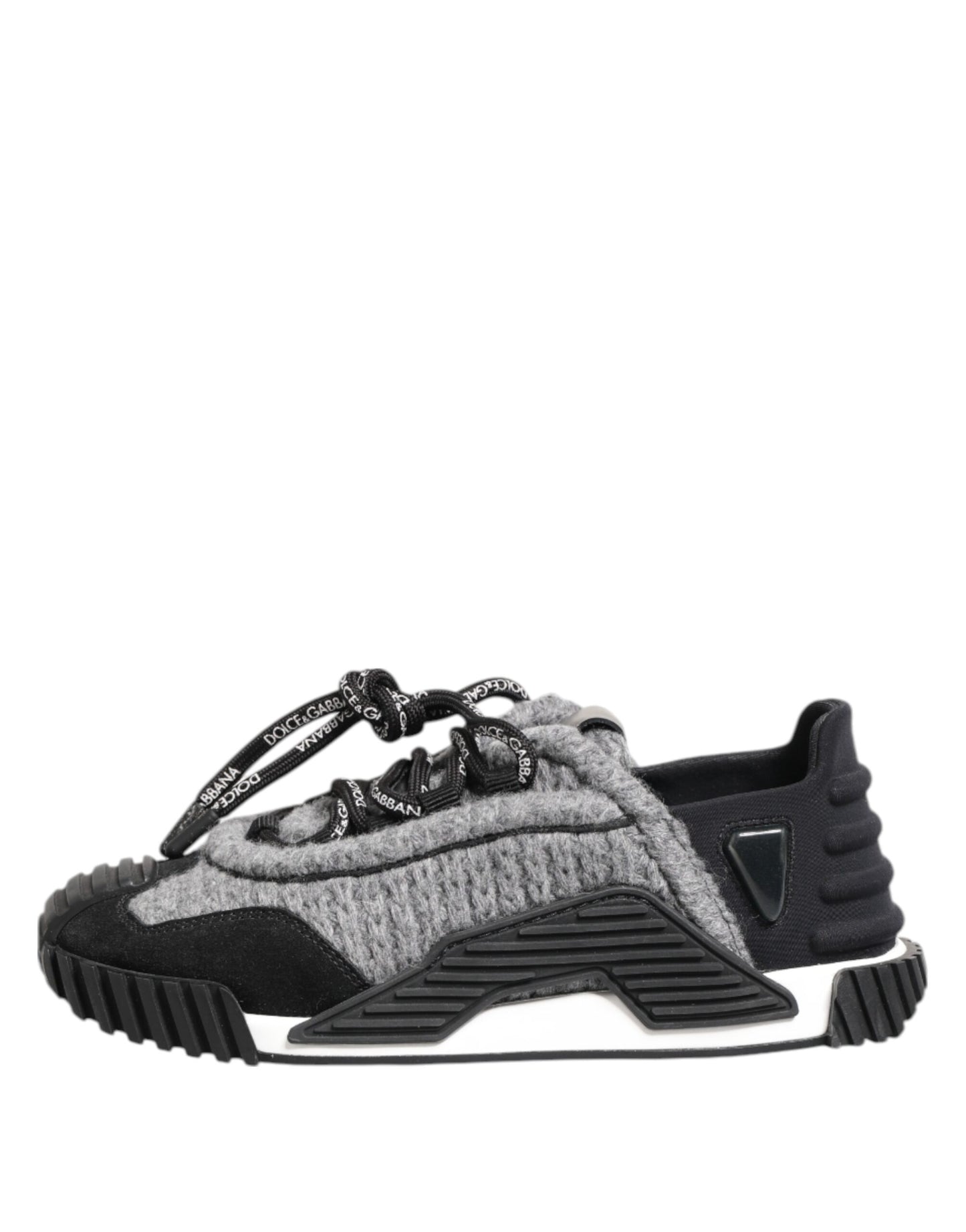 Dolce & Gabbana Black Gray NS1 Low Top Sneakers Shoes