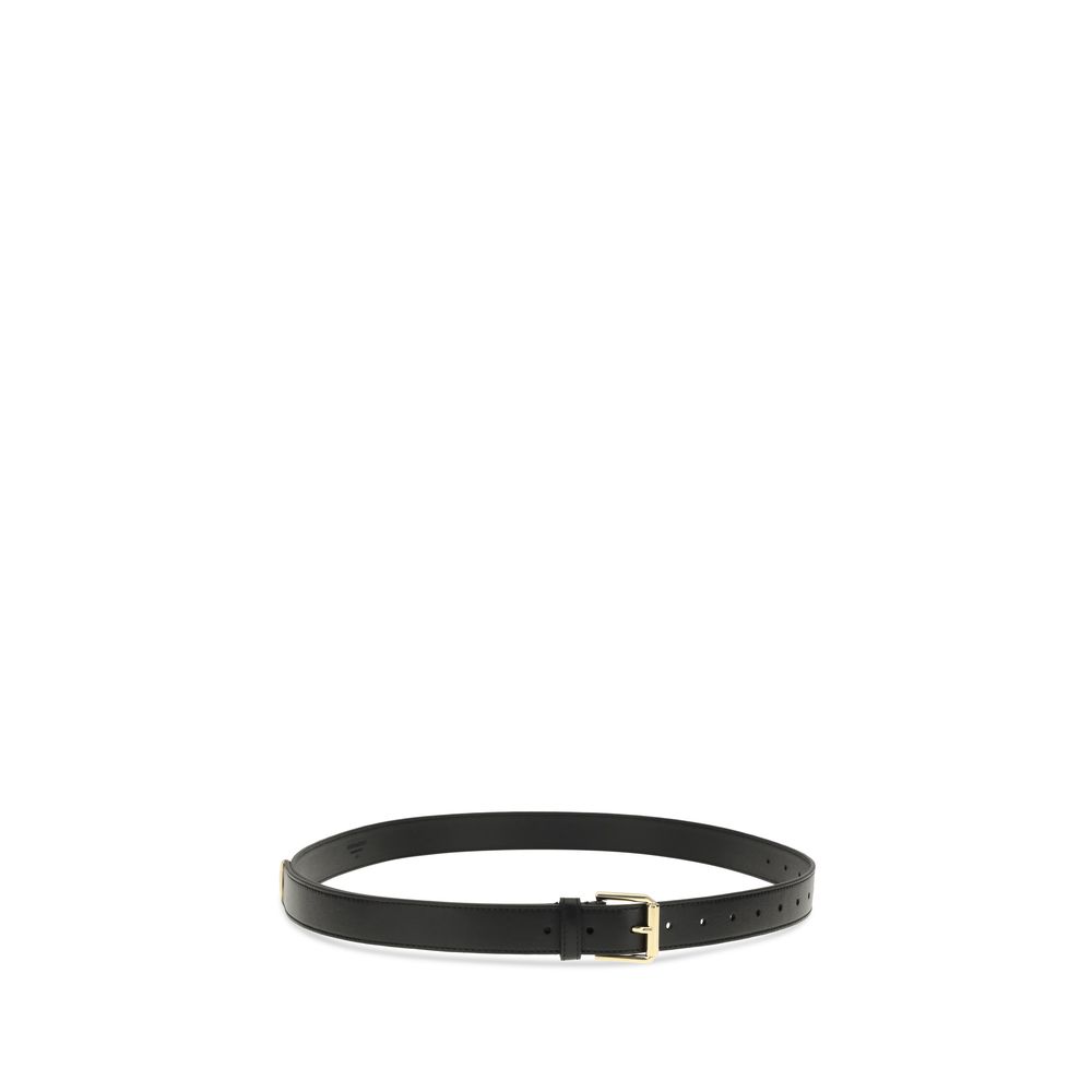 Givenchy Black Calf Leather Bos Taurus Regular Belt