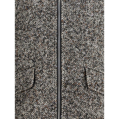 True Royal Gray Polyester Coat