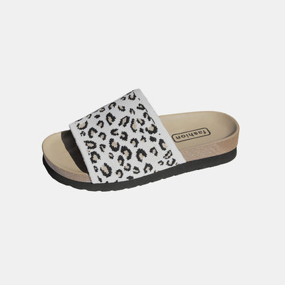 She Wears Glory™ — Bold Steps Leopard Sandals - She Wears Glory Beverly Hills