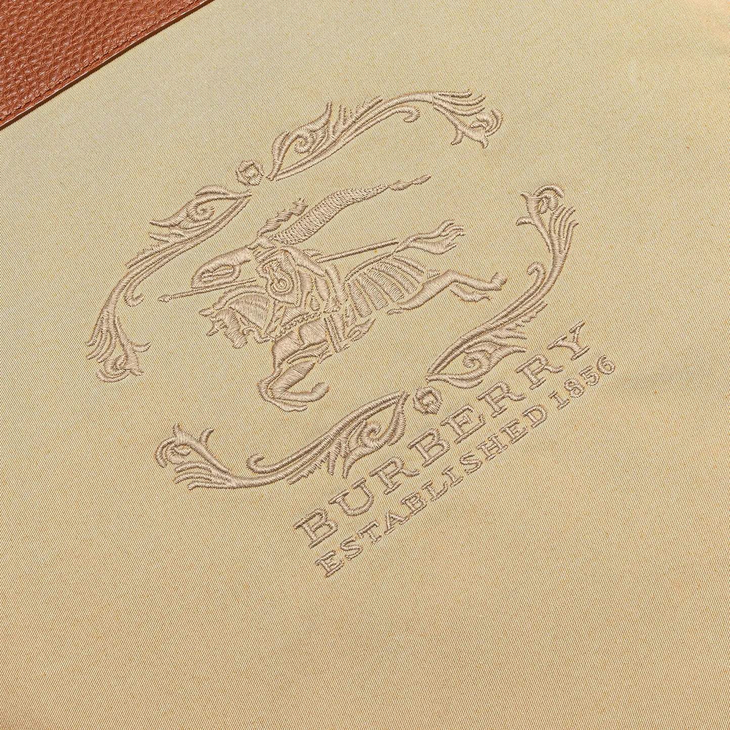 Burberry Canvas Stowell Roll Up Tote