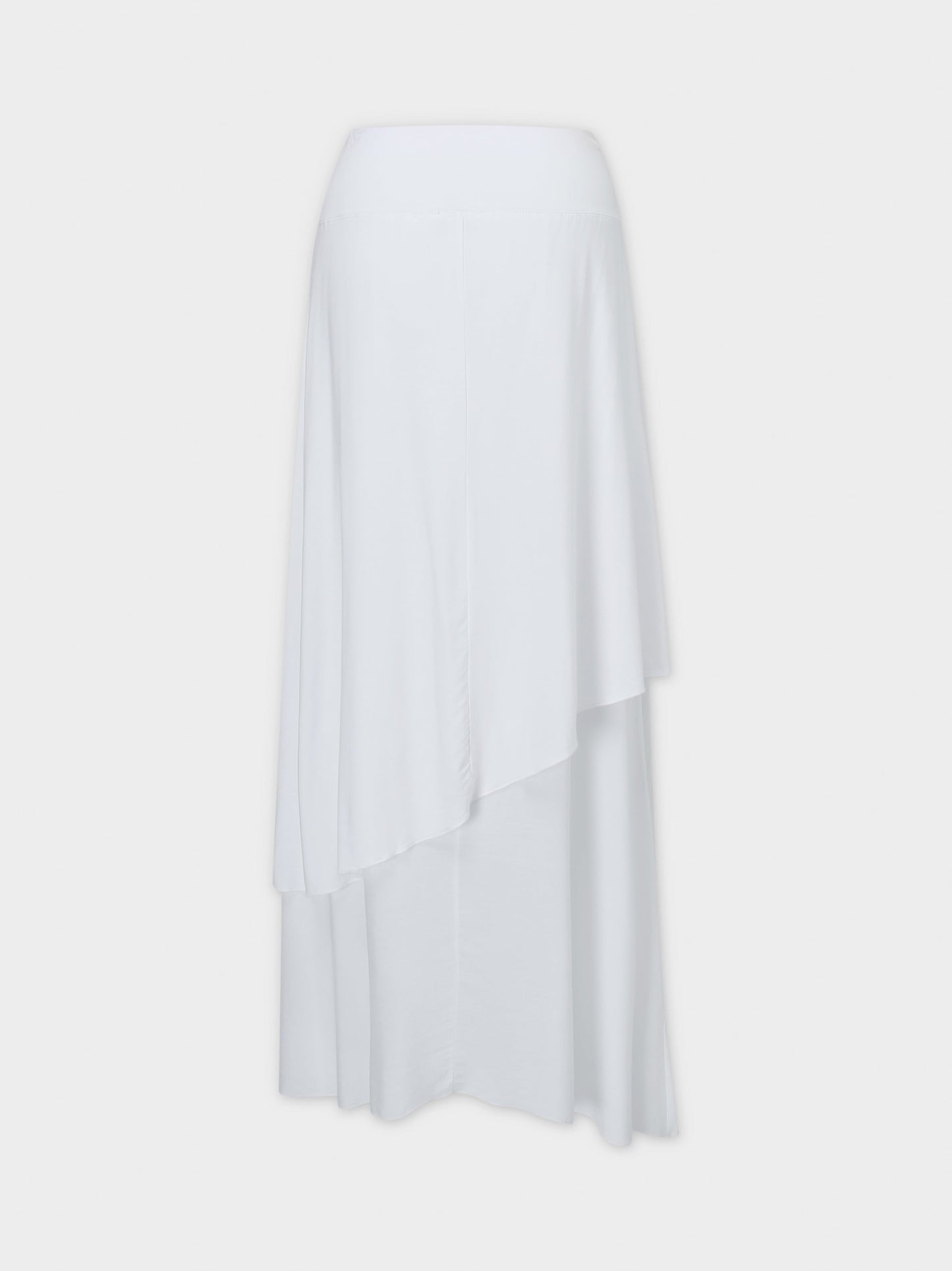 DOUBLE LAYER SKIRT-WHITE-1
