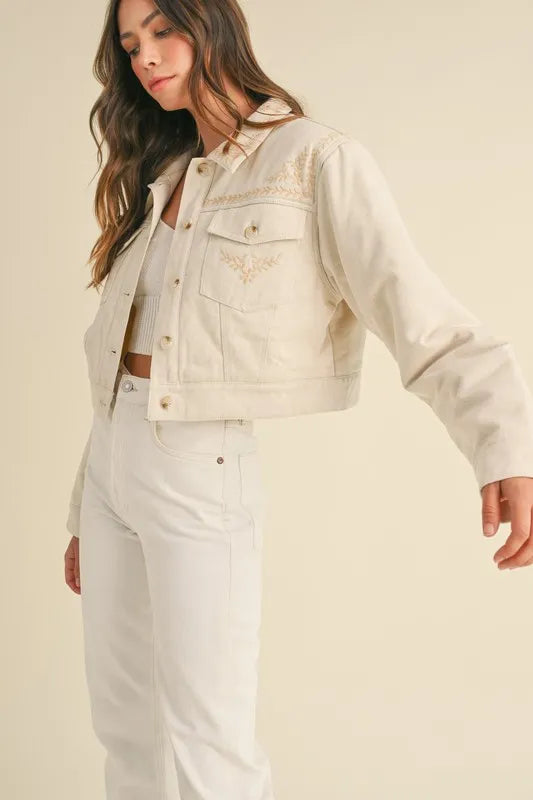 She Wears Glory™ Embroidered Quilted Jacket – Beauty That Covers, Boldness That Speaks - She Wears Glory Beverly Hills