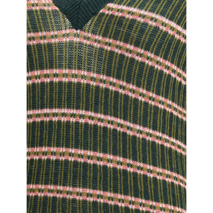 Etro Green Wool Sweatshirt