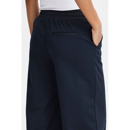 ICHI Blue Recycled Polyurethane Pant