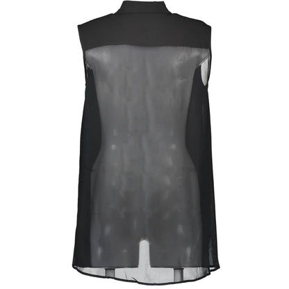 Love Moschino Black Viscose Shirt
