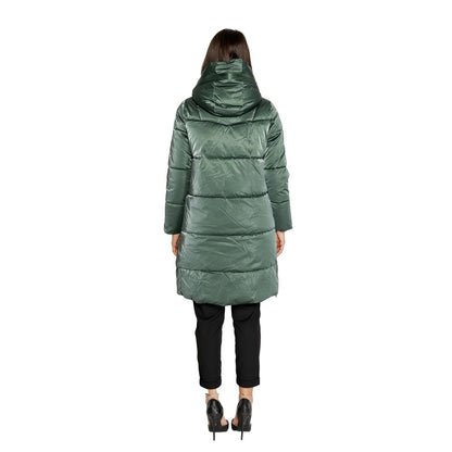 Cleré Green Polyester Jackets & Coat